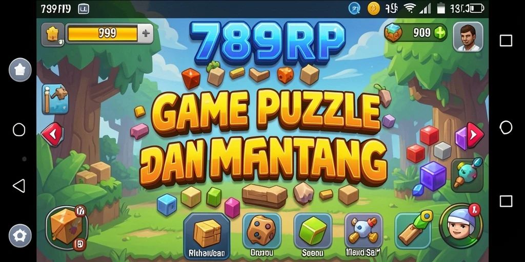 Tampilan gameplay 789RP dengan berbagai teka-teki menarik.