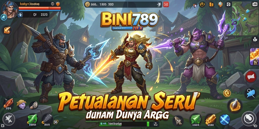 Tampilan gameplay ARPG yang mendebarkan di BNI789.
