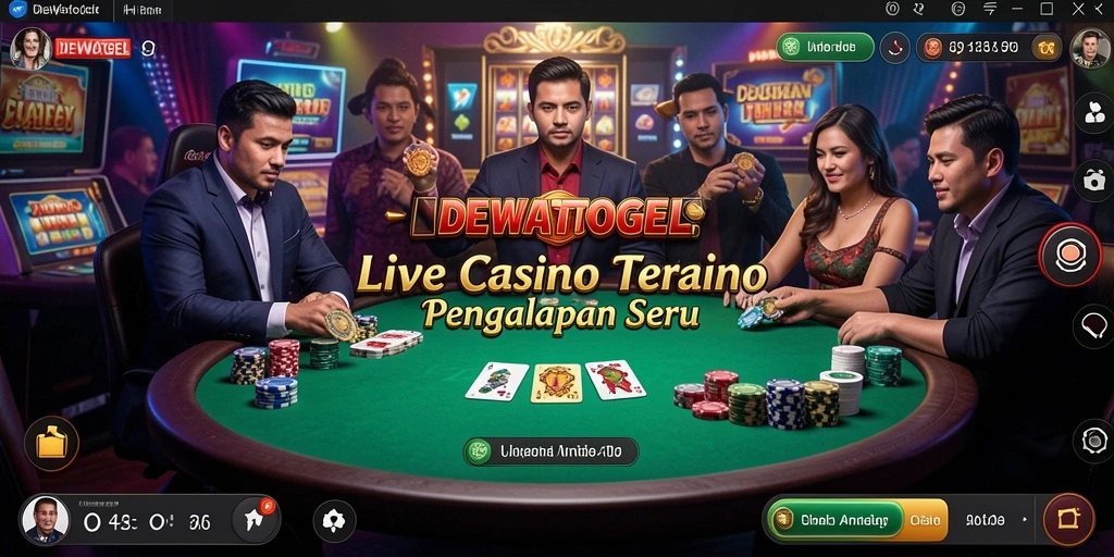 Gameplay menarik dengan dealer langsung di DEWATOGEL.
