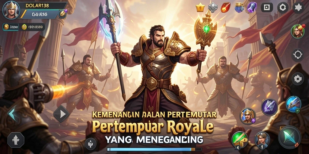Tampilan gameplay DOLAR138 yang mendebarkan di arena pertempuran.