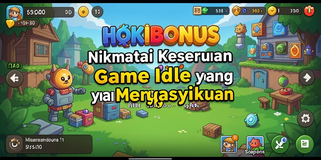 Tangkapan layar HOKIBONUS menampilkan keseruan gameplay Idle yang menawan.