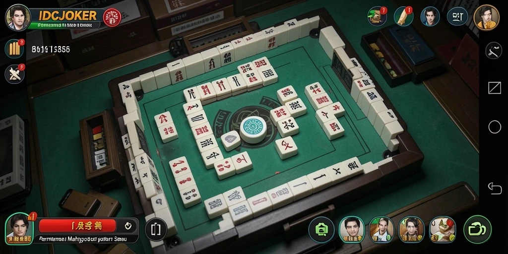 Tampilan gameplay Mahjong yang menarik di IDCJOKER.