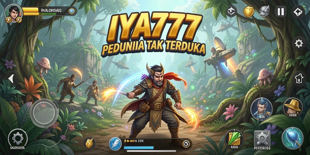 Tampilan gameplay IYA777 yang penuh aksi dalam petualangan seru.