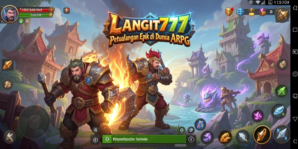 Tampilan gameplay LANGIT777 yang menakjubkan dan mendebarkan.
