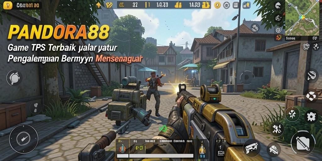 Tangkapan layar utama PANDORA88 menunjukkan pertempuran seru dalam gameplay TPS.