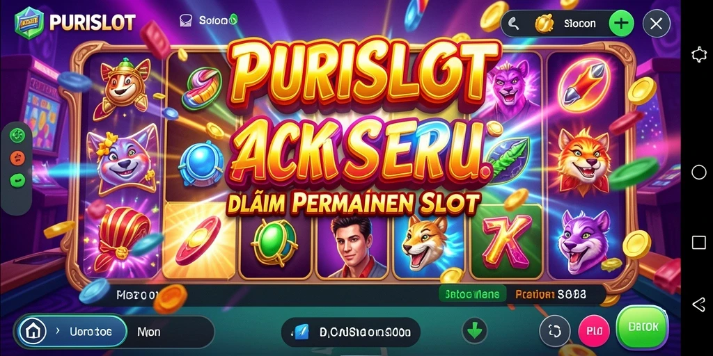 Tampilan gameplay PURISLOT yang seru dan menegangkan.