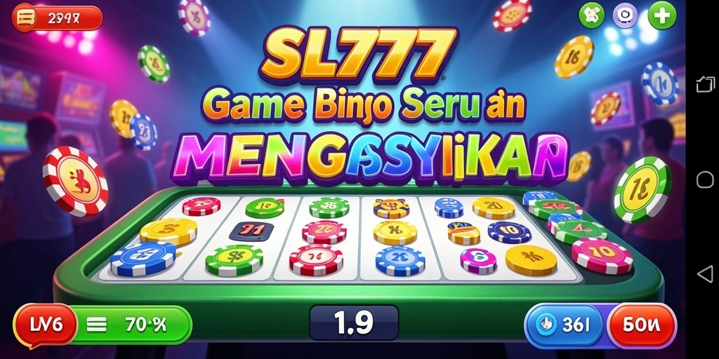 Tampilan gameplay SL777 yang seru dan interaktif dalam permainan Bingo.