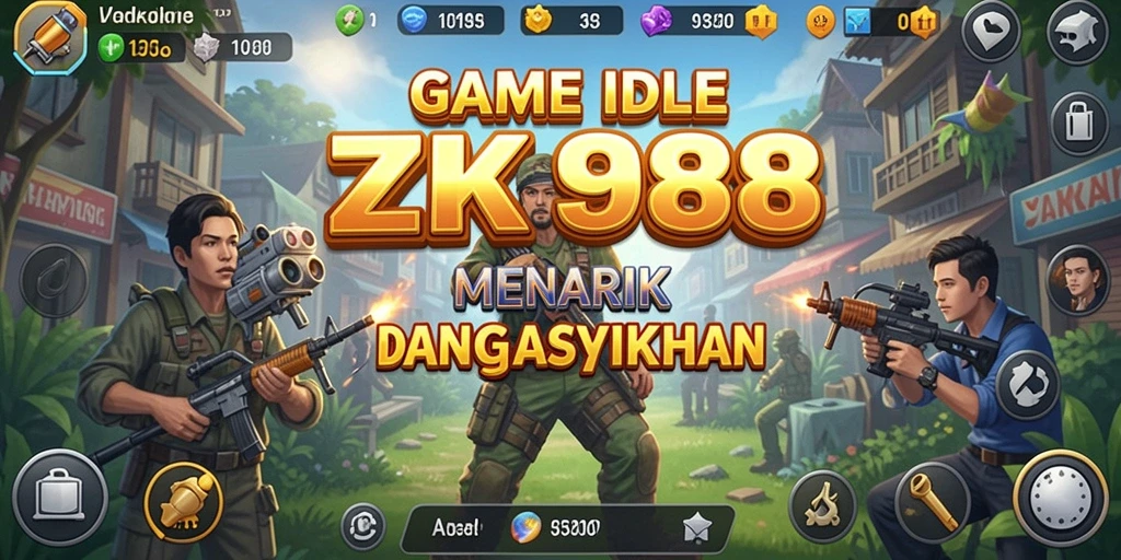 Tampilan gameplay ZK988 yang menarik dan seru di dalam game Idle.